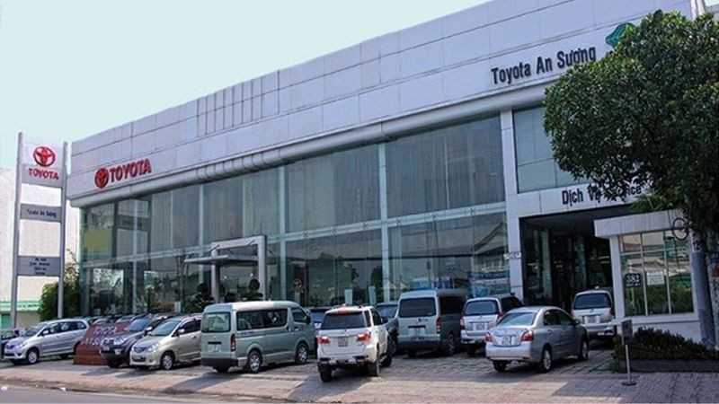 Mặt tiền Toyota An sương