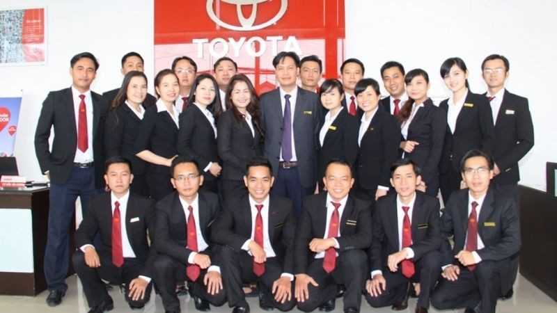 Đội ngũ nhân viên Toyot An Sương