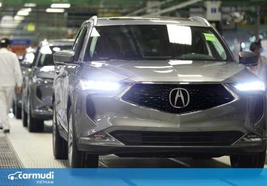 Cầm xe ô tô Acura model MDX RDX ILX NSX RLX TLX