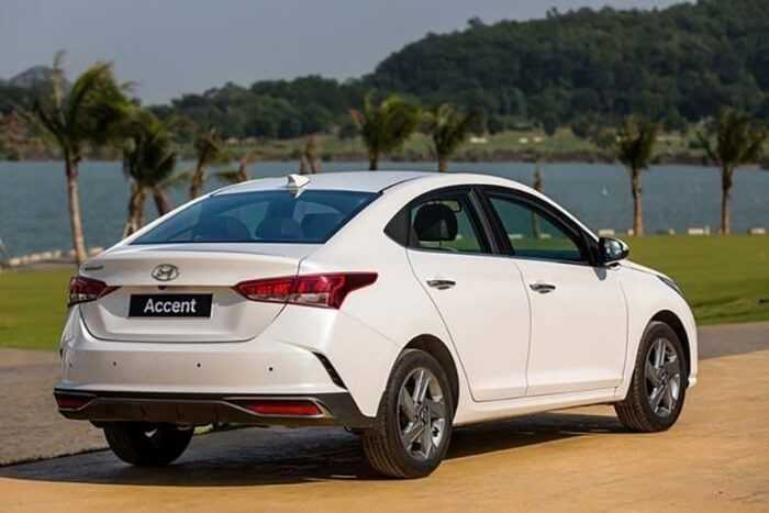 Cản dưới của Hyundai Accent 2021 thiết kế đẹp hơn