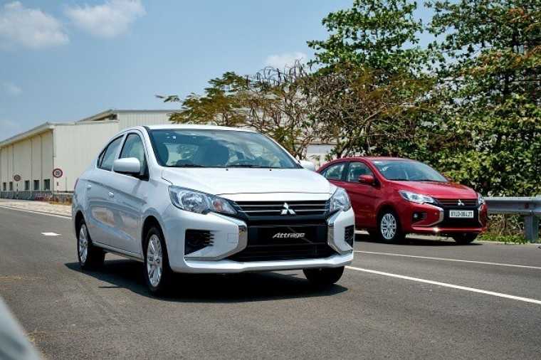 Xe Mitsubishi Attrage thuộc phân khúc sedan hạng B