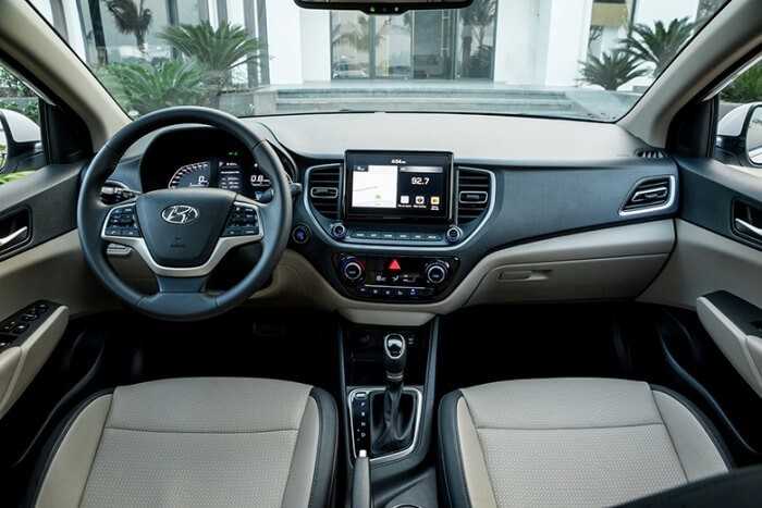 Khoang cabin sang trọng của Hyundai Accent 2021 