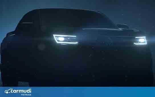Xe bán tải cao cấp Volkswagen Amarok dùng đèn chiếu sáng ma trận