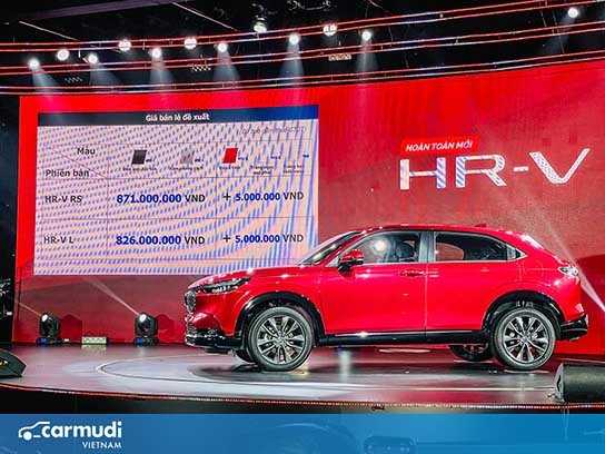 Honda HR-V hoàn toàn mới ra mắt, giá bán từ 826 triệu đồng