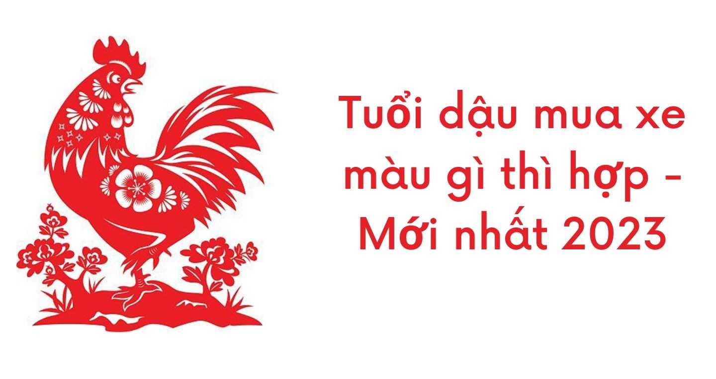 Tuổi Dậu hợp màu xe gì - Đầy đủ, chi tiết mới nhất 2023