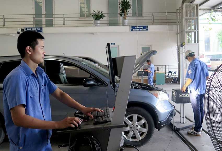 Điều kiện để xe đăng kiểm một lần 